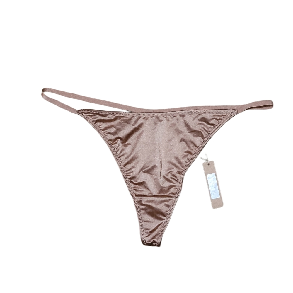 SKIMS Fits Everybody T-String Thong Desert Clay 2x NWT